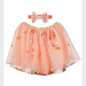 Meri Meri Udkldning - Tylskrt m. Pandebnd - Pink Confetti