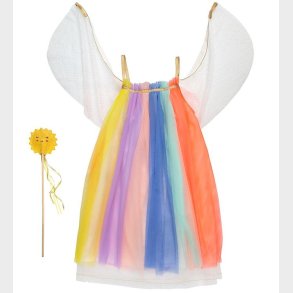 Meri Meri Udkldning - Tylkjole m. Tryllestav - Rainbow