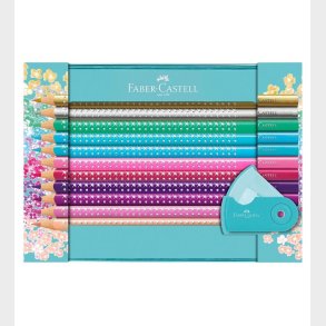 Faber-Castell Sparkle Tinske - Farver/Spidser - 20 stk - Multi