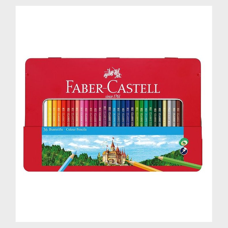 Faber-Castell Farveblyanter - Slot - 36 stk - Multifarvet