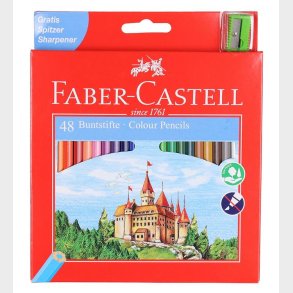Faber-Castell Farveblyanter - Slot - 48 stk - Multifarvet