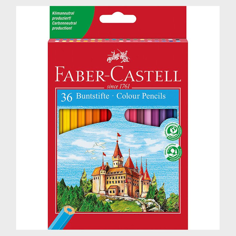 Faber-Castell Farveblyanter - Slot - 36 stk - M