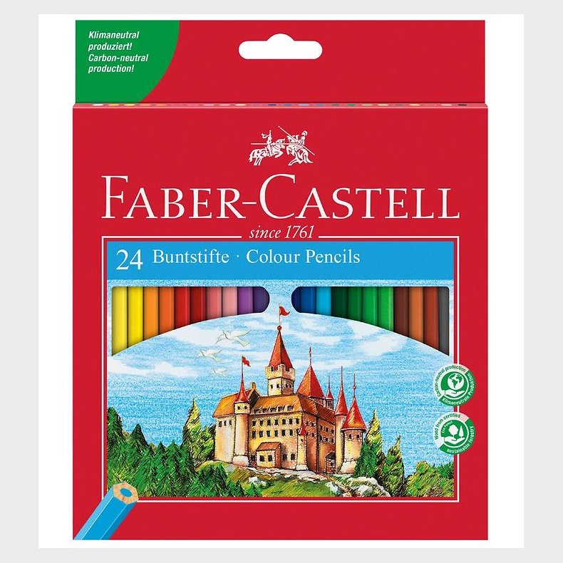 Faber-Castell Farveblyanter - Slot - 24 stk - Multifarvet