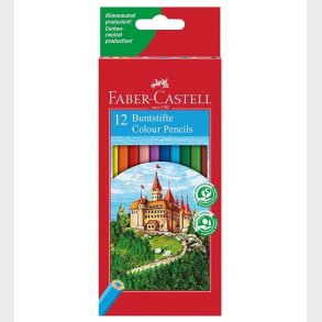 Faber-Castell Farveblyanter - Slot - 12 stk - Multifarvet