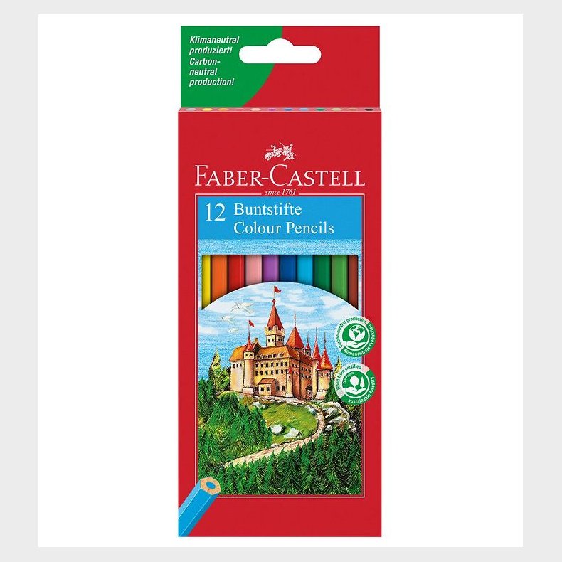 Faber-Castell Farveblyanter - Slot - 12 stk - Multifarvet