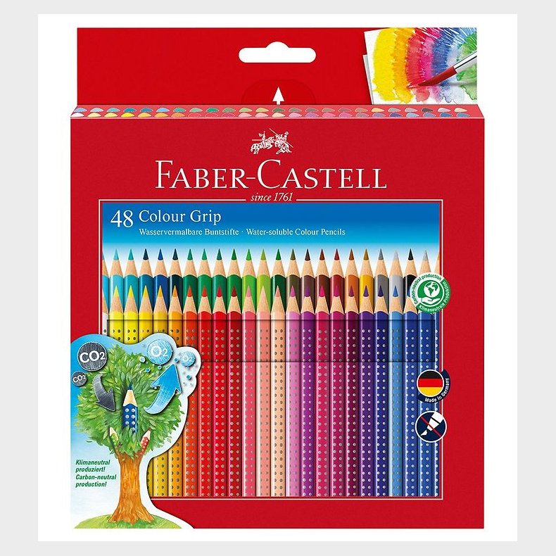 Faber-Castell Farveblyanter - Grip - Akvarel - 48 stk - Multi