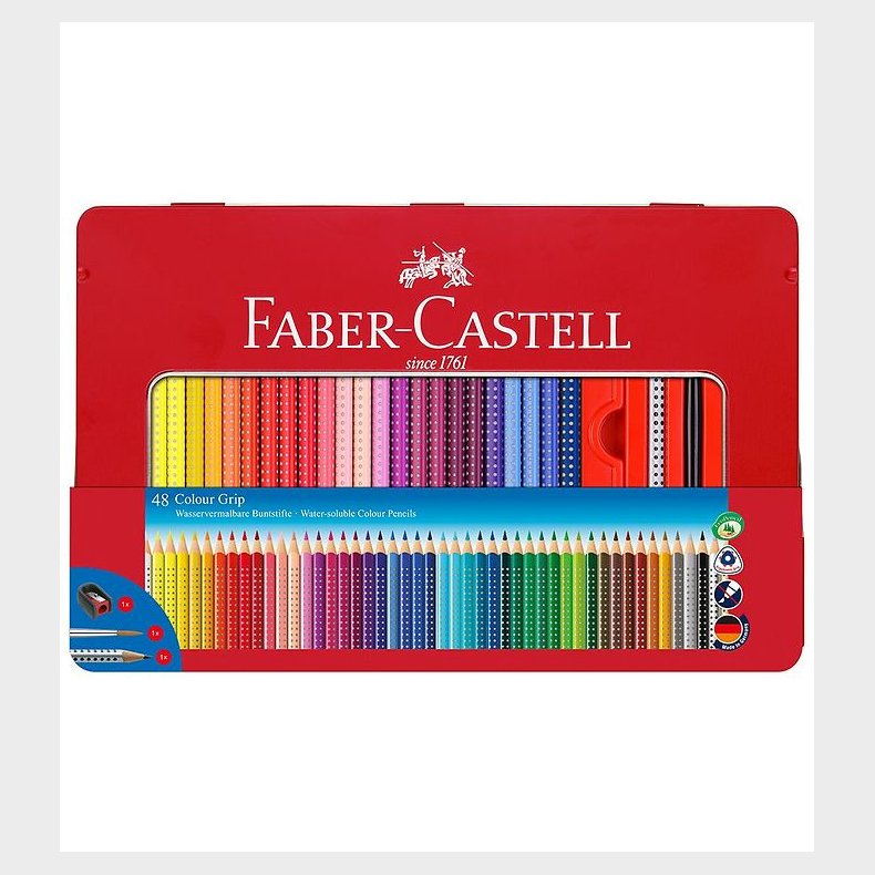 Faber-Castell Farvest - Grip - Akvarel - 48 stk - Multifarvet