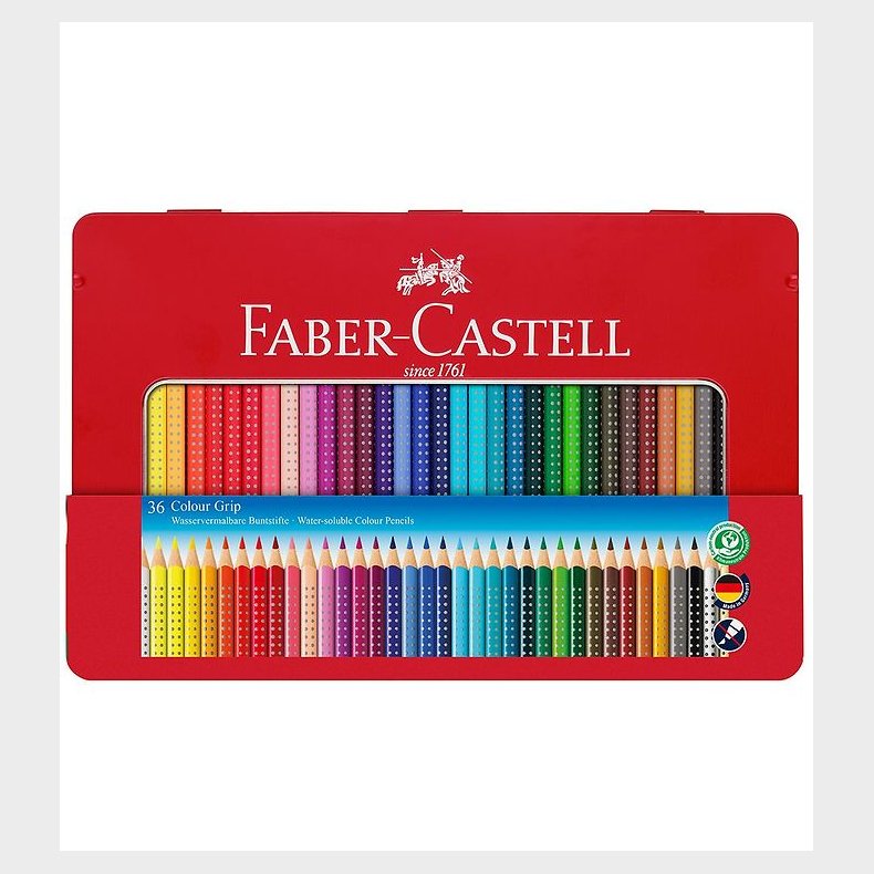 Faber-Castell Farveblyanter - Grip - Akvarel - 36 stk - Multi