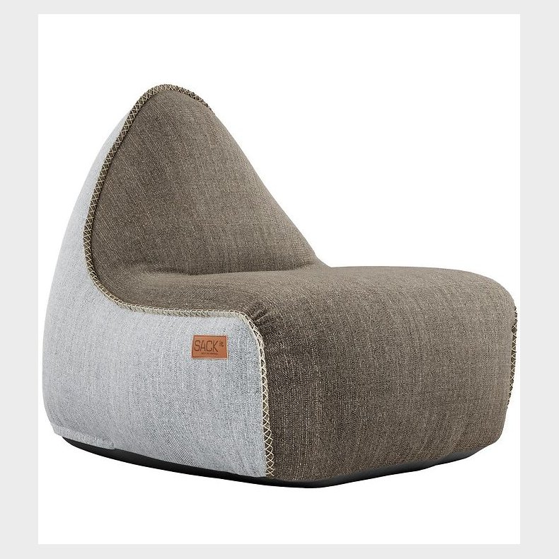 SACKit Skkestol - Cobana Lounge Chair - 96x80x70 cm - Brun/Hvid