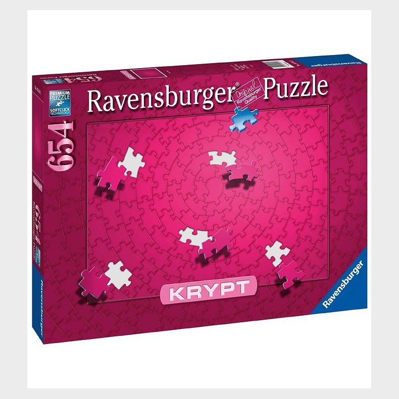 Ravensburger Puslespil - 654 Brikker - Pink Krypt