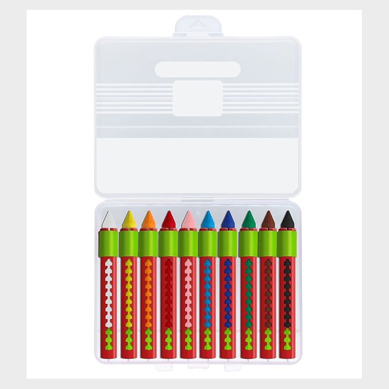 Faber-Castell Farvekridt - 10 stk - Multi