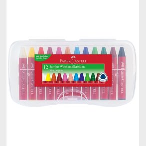 Faber-Castell Farvekridt - 12 stk - Jumbo - Multi
