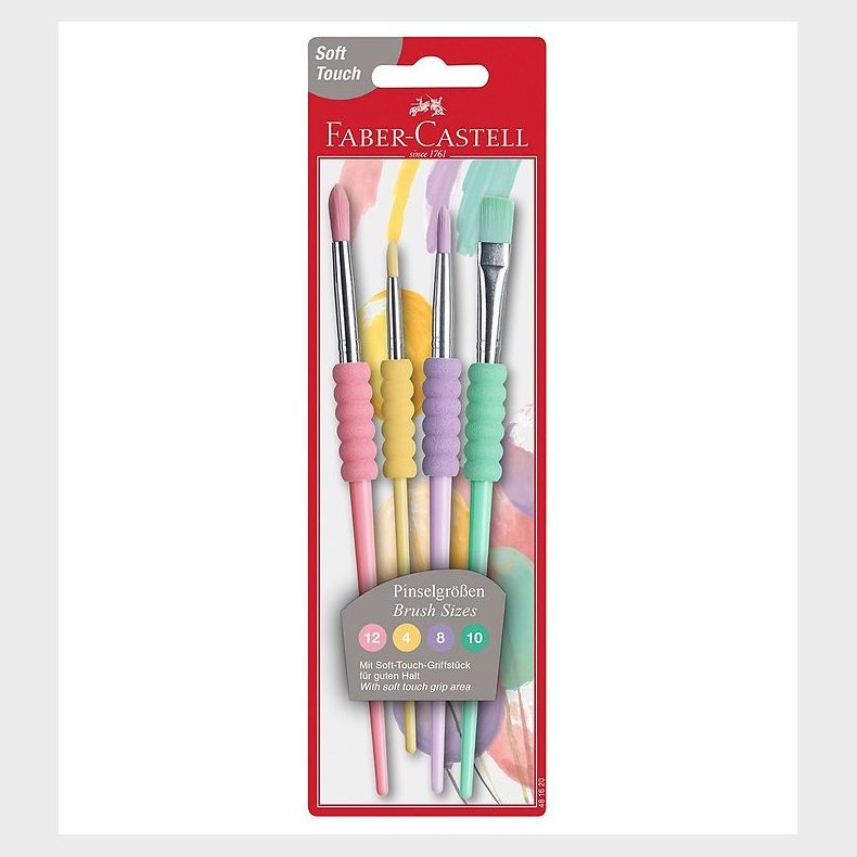 Faber-Castell Pensler - 4 stk - Pastel