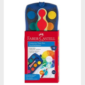 Faber-Castell Vandfarve - Connector - 12 Farver