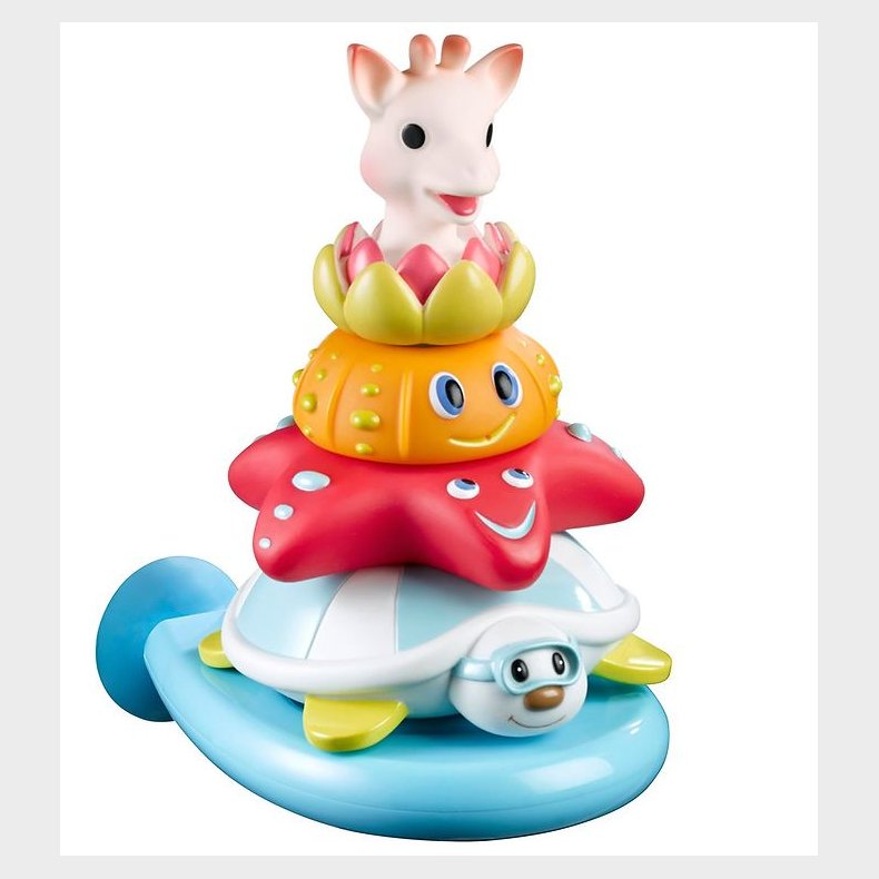 Sophie la Girafe Badelegetj - 23 cm - Pyramide - Multifarvet