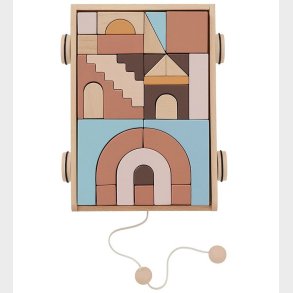 OYOY Tr�kvogn - Rainbow m. Klodser - Natur