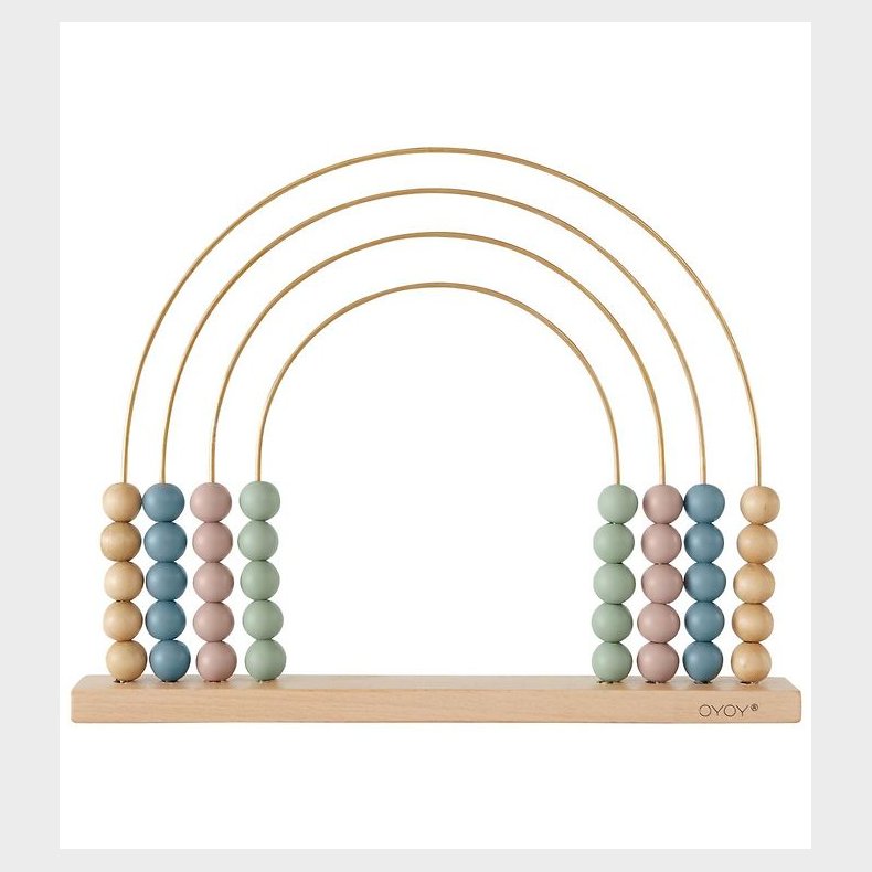 OYOY Kugleramme - Rainbow - Natur