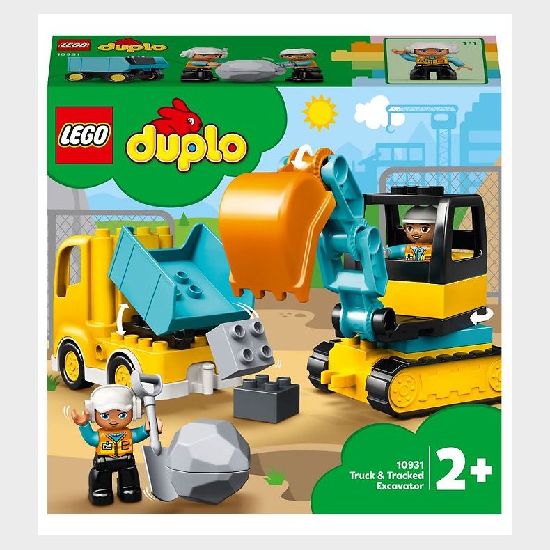 LEGO DUPLO - Lastbil Og Gravemaskine P Larvefdder 10931 - 20