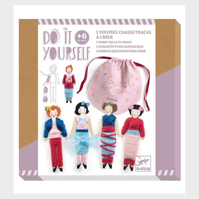 Djeco Kreast - Worry Dolls DIY - Sweet Night