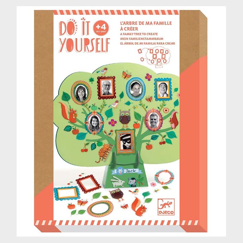 Djeco Kreast - Familiy Tree DIY - A Family Tree To Create