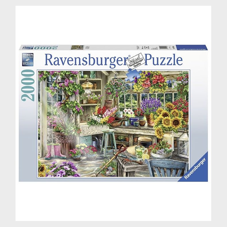 Ravensburger Puslespil - 2000 Brikker - Gardners Paradise