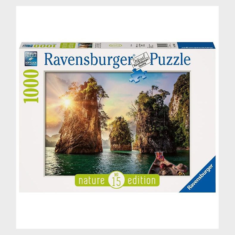 Ravensburger Puslespil - 1000 Brikker - The Rocks In Cheow, Thai