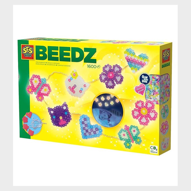 SES Creative Strygeperlest - 1600 stk. - Lysguirlande