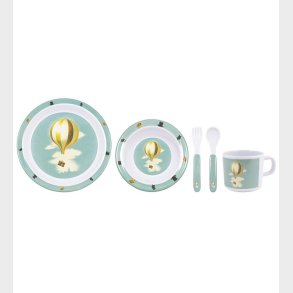 H.C. Andersen Spisest - Melamin - 5 dele - Luftballon