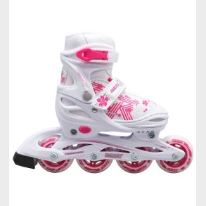 Roces Rulleskjter - Jokey 3.0 Girl - Hvid/Pink