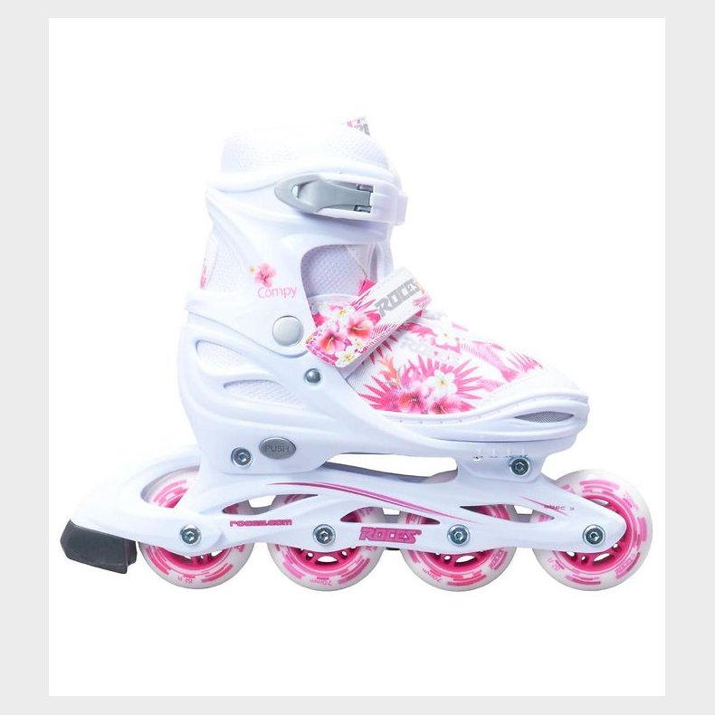 Roces Rulleskjter - Compy 9.0 Girl - Hvid/Rosa/Lilla