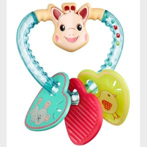 Sophie la Girafe Rangle - Hjerte - Multifarvet