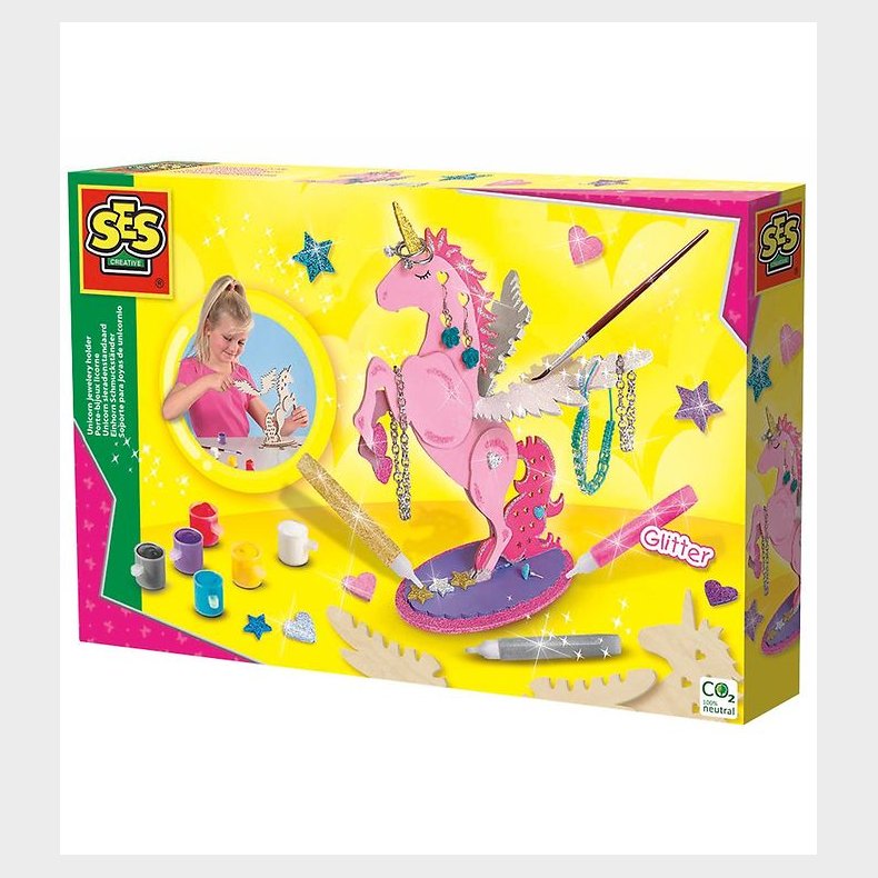 SES Creative Aktivitetsst - DIY - Enhjrning - Byg Selv