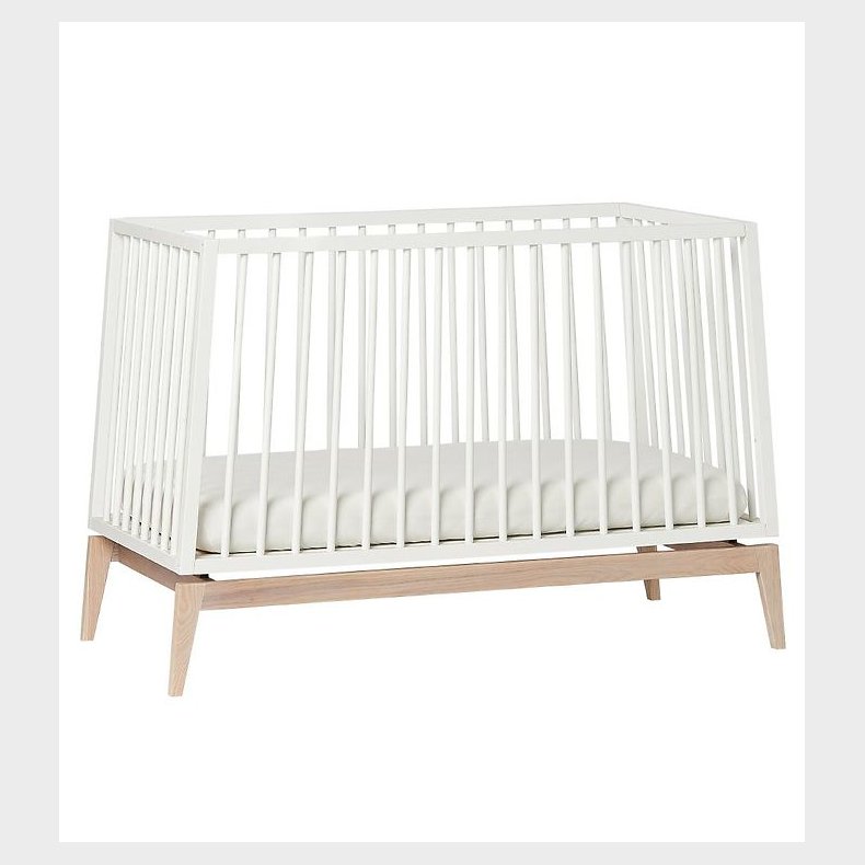 Leander Luna Babyseng - 120x60 - Hvid/Eg