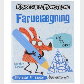 Bog - Krusedulle Monstrene - Farvelgning - Dansk Straarup & Co