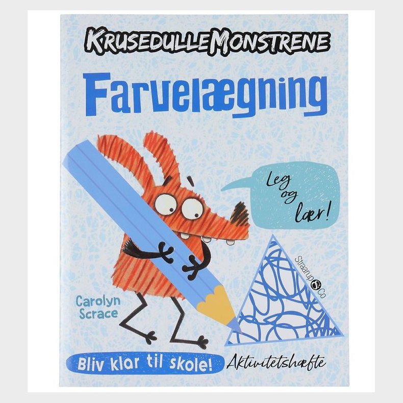 Bog - Krusedulle Monstrene - Farvelgning - Dansk Straarup &amp; Co