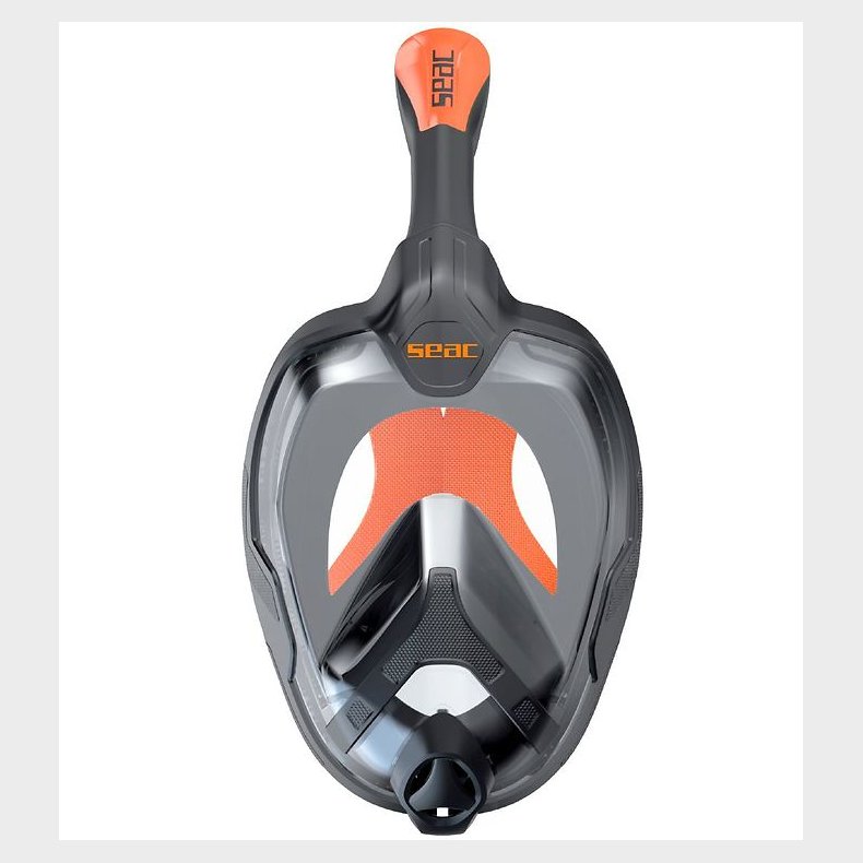 Seac Snorkelmaske - Unica - Sort/Orange