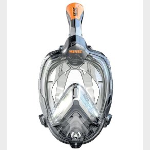 Seac Snorkelmaske - Libera - Sort/Orange