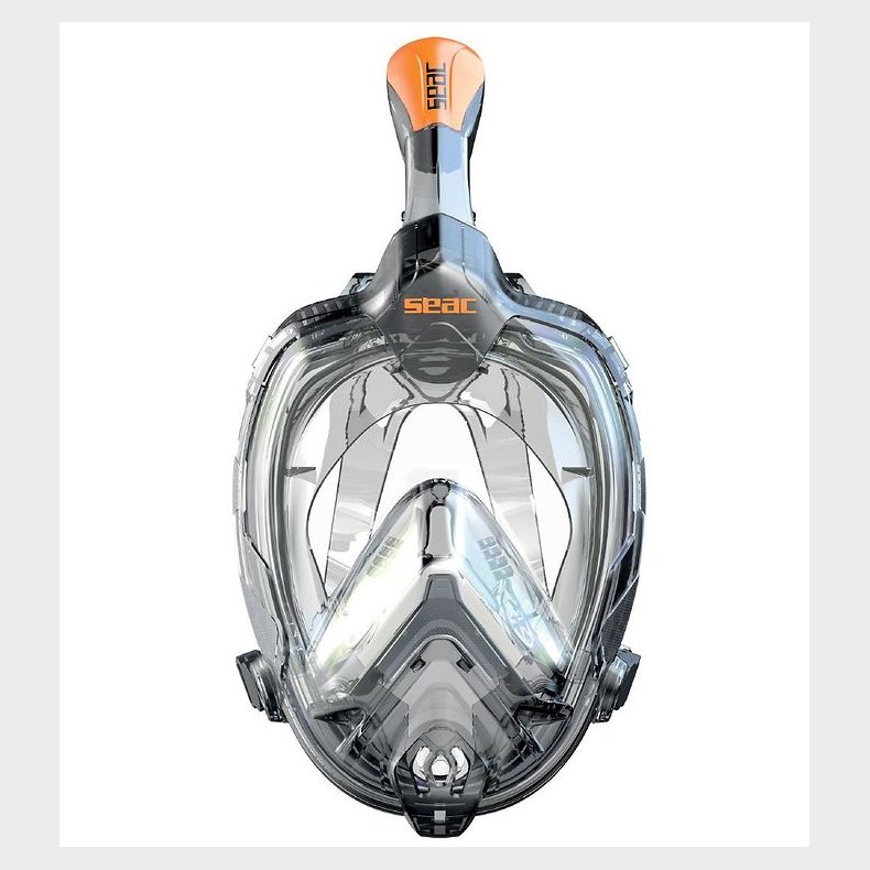 Seac Snorkelmaske - Libera - Sort/Orange