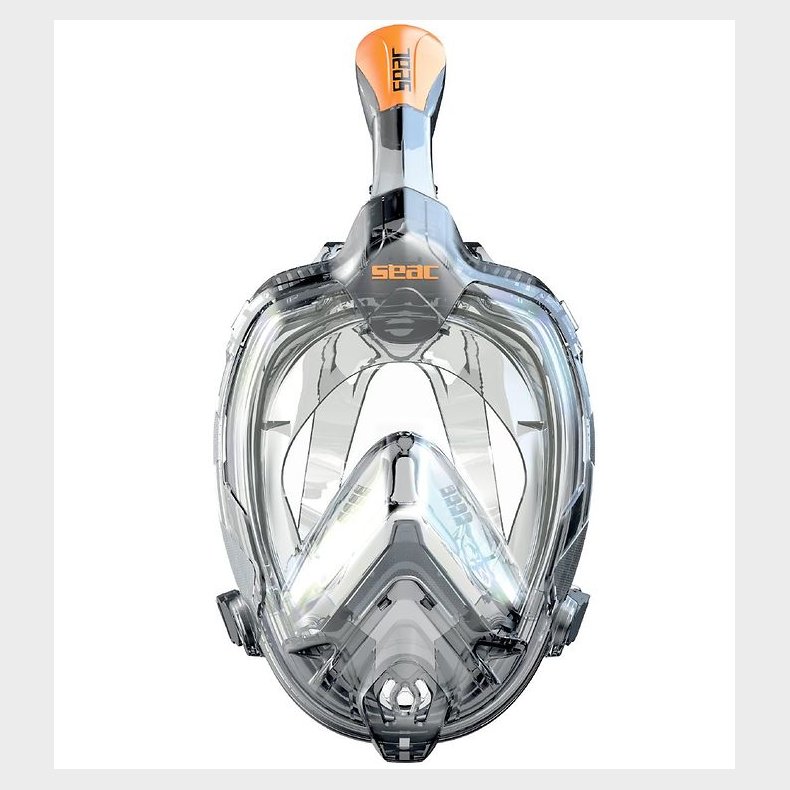 Seac Snorkelmaske - Libera - Sort/Orange