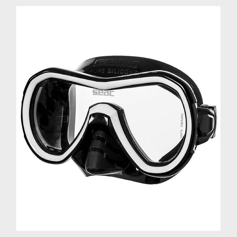 Seac Dykkermaske - Giglio MD - Sort/Hvid