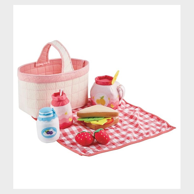 Hape Legemad - 12 dele - Picnic Kurv