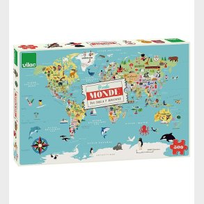 Vilac Puslespil - 500 Brikker - Verden Af Ingela Arrhenius