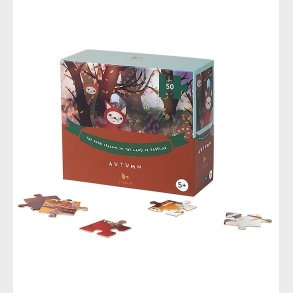 Fabelab Puslespil - 50 Brikker - Four Seasons - Autumn