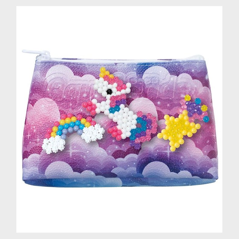 Aquabeads Perlepung - Dekoration - Enhjrning - Lilla/Lyserd