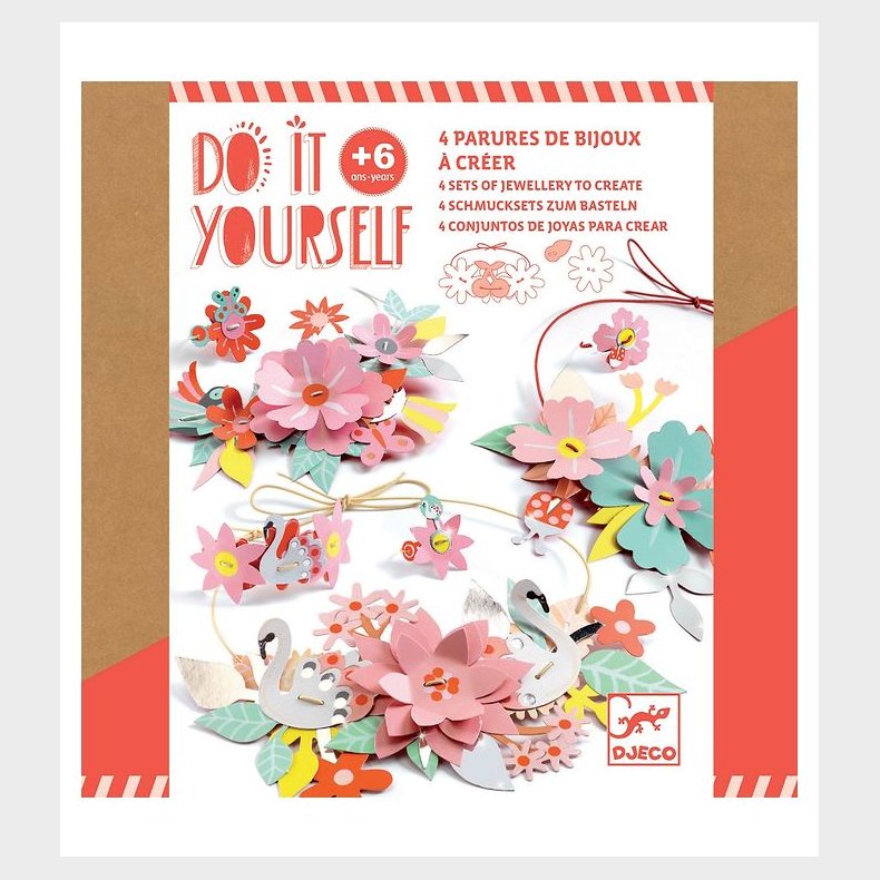 Djeco Smykkest - DIY - Blomster