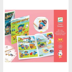 Djeco Kreast - Overfringsbilleder - Flying Sofye