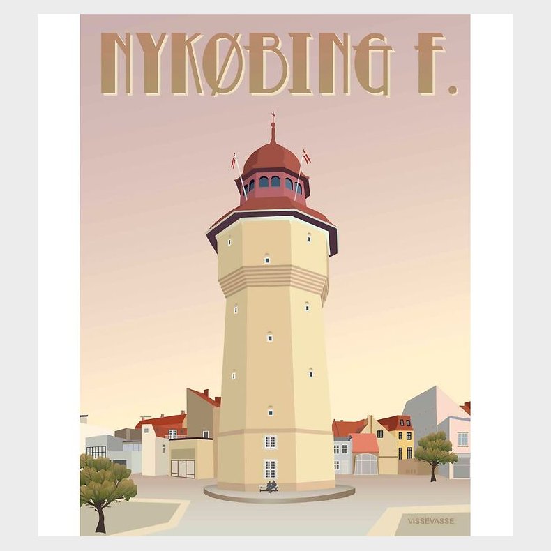 Vissevasse Plakat - 30x40 cm - Nykbing F.