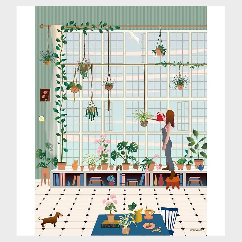 Vissevasse Plakat - 50x70 cm - Plant Lover
