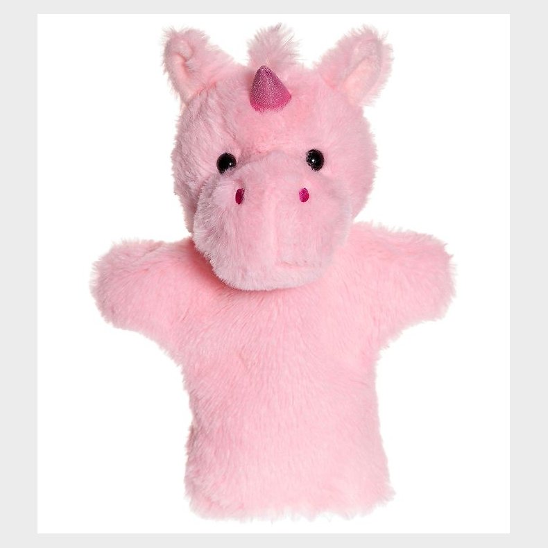 Teddykompaniet Hnddukke - 23 cm - Enhjrning
