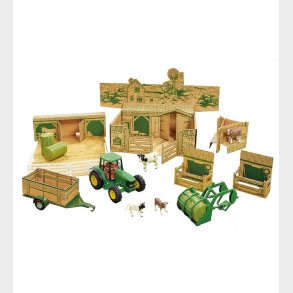 Britains Legest - 43257 - John Deere - 20 Dele - Farm In A Box
